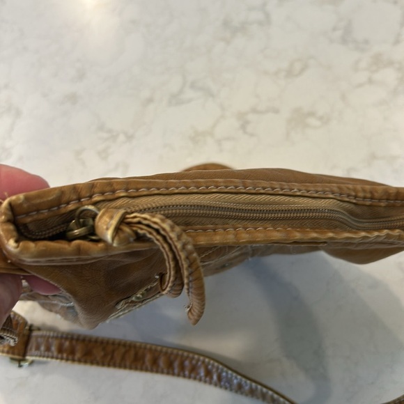 UNIONBAY Vintage Brown Owl Design Women's Crossbody Purse Faux Leather Bag Soft - Picture 4 of 14